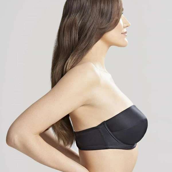Soutien-gorge Bandeau à Bretelles Amovibles Panache EVIE Noir Evie – Image 3