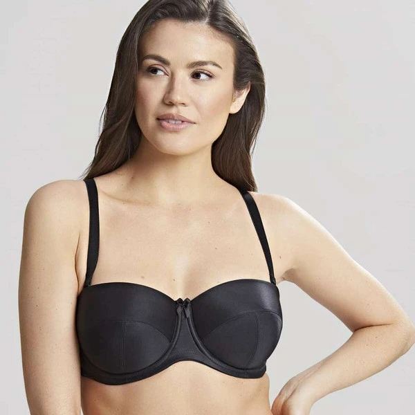 Soutien-gorge Bandeau à Bretelles Amovibles Panache EVIE Noir Evie – Image 4