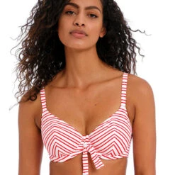 Haut De Maillot De Bain Plongeant - Rouge Freya Maillots NEW SHORES NEW SHORES