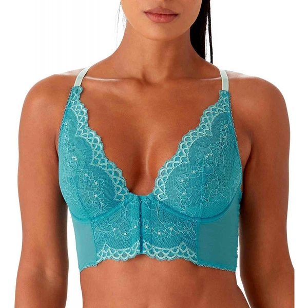 Bralette Plongeante Armatures - Gossard - Bleue Superboost Lace