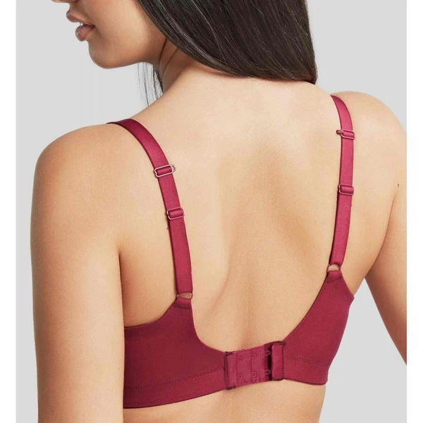 Bralette Sans Armatures à Dentelle Ajourée - Rouge Cleo By Panache Alexis – Image 3
