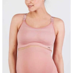 Brassière D'allaitement Sport Rose Cache Coeur Lingerie Woma WOMA