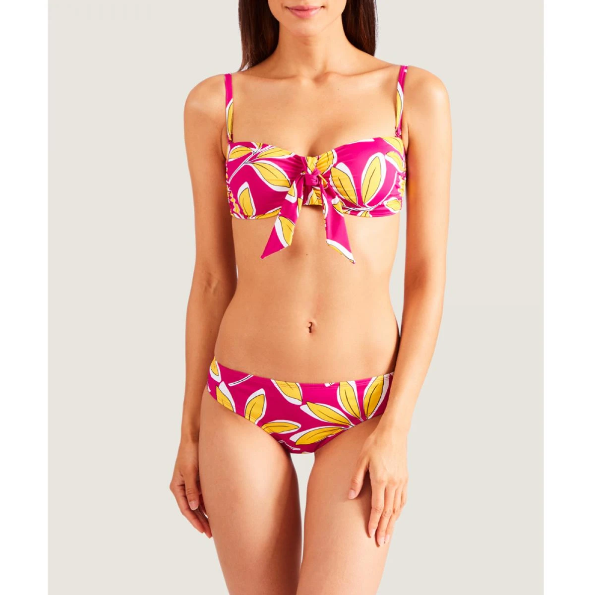 Culotte De Bain Rose Aubade Maillots DANSE DE FEUILLES Hawaien Rose Danse De Feuilles – Image 3