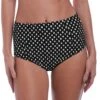 Culotte De Bain Taille Haute Fantasie SANTA MONICA Noire Santa Monica