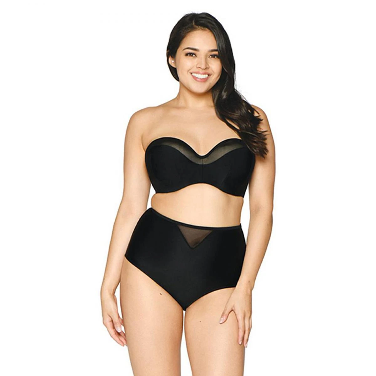 Culotte De Bain Taille Haute Curvy Kate Maillot SHEER CLASS Black Sheer Class – Image 3