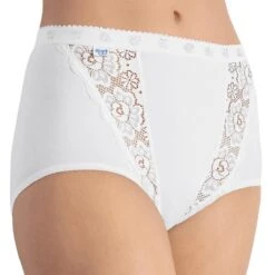 Lot De 3 Culottes Classiques Sloggi Chic Blanc Chic