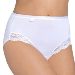 Culotte Taille Haute Sloggi Romance Blanche Romance