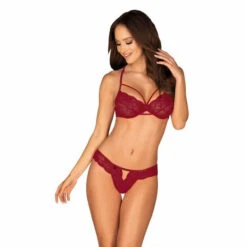 Obsessive Ensemble Soutien-gorge Emboîtant Et Culotte Brésilienne Ivetta