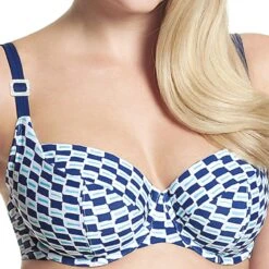 Haut De Maillot De Bain À Balconnets - Bleu Cléo By Panache LUCILLE