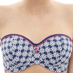 Haut De Maillot De Bain Bandeau à Armatures Cleo By Panache LUCILLE Sailors Knot