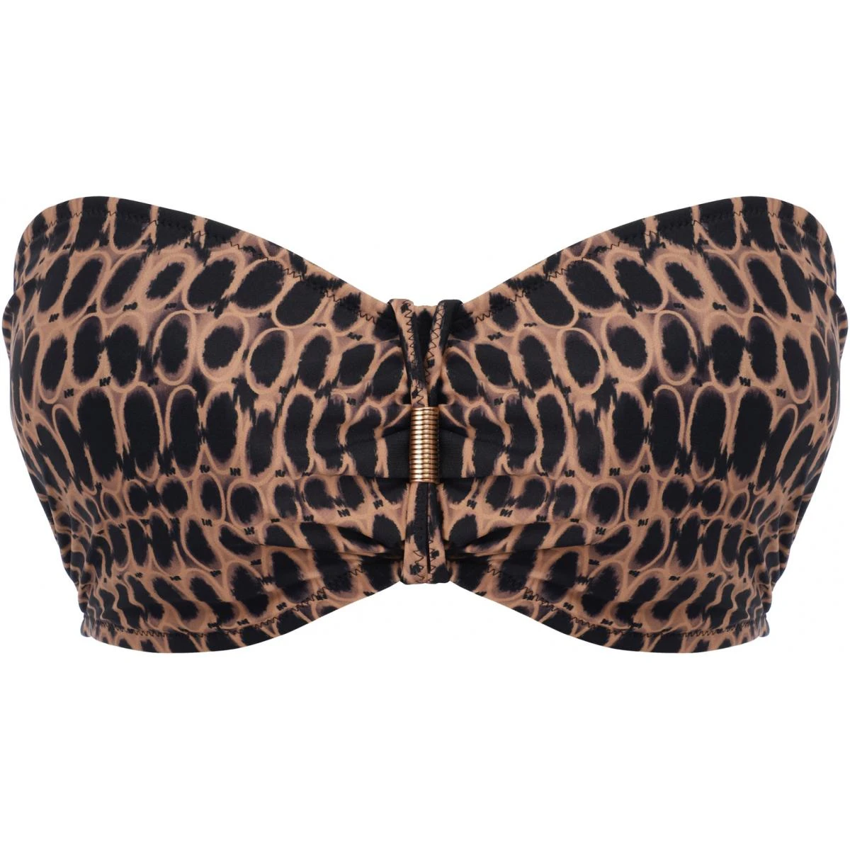 Haut De Maillot De Bain Bandeau Armatures Fantasie Bain KOTU Marron KOTU – Image 2