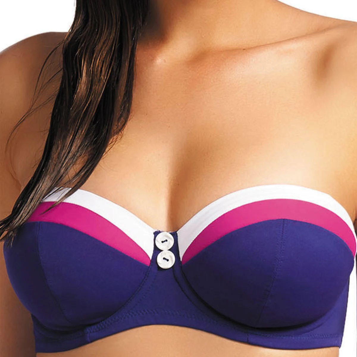 Haut De Maillot De Bain Bandeau Revival
