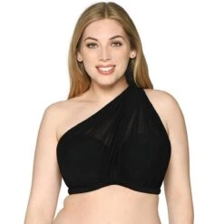 Haut De Maillot De Bain Bandeau Curvy Kate Maillot WRAPSODY Noir Wrapsody