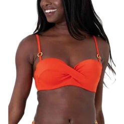 Haut De Maillot De Bain Bandeau - Orange Dorina Maillots Sambuco Sambuco