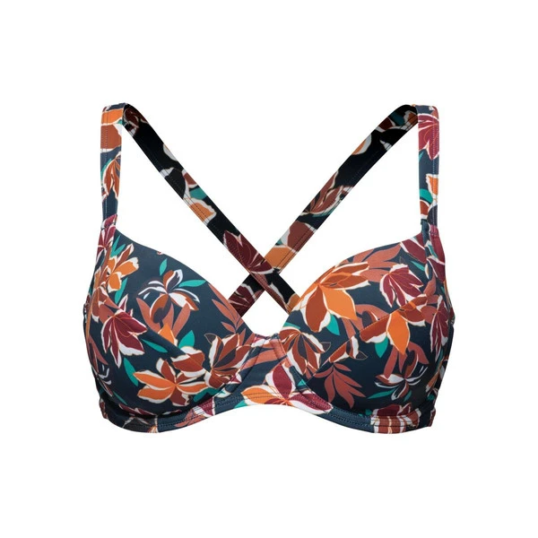 Haut De Maillot De Bain Classique Armatures Bleu Sans Complexe Bain Staycation Staycation – Image 2