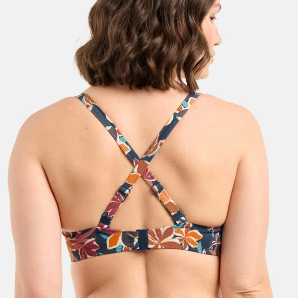 Haut De Maillot De Bain Classique Armatures Bleu Sans Complexe Bain Staycation Staycation – Image 3