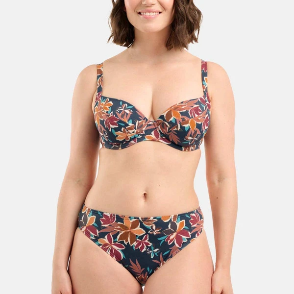 Haut De Maillot De Bain Classique Armatures Bleu Sans Complexe Bain Staycation Staycation – Image 5