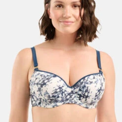 Haut De Maillot De Bain Classique Coques Armatures - Bleu Sans Complexe Bain All In The Details