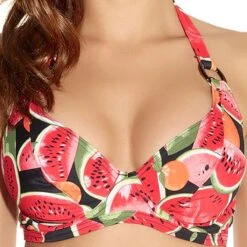 Haut De Maillot De Bain Tour De Cou à Armatures Watermelon