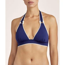 Haut De Maillot De Bain Triangle Sans Armatures Aubade Maillots LA BAIE DES VAGUES Bleu LA BAIE DES VAGUES