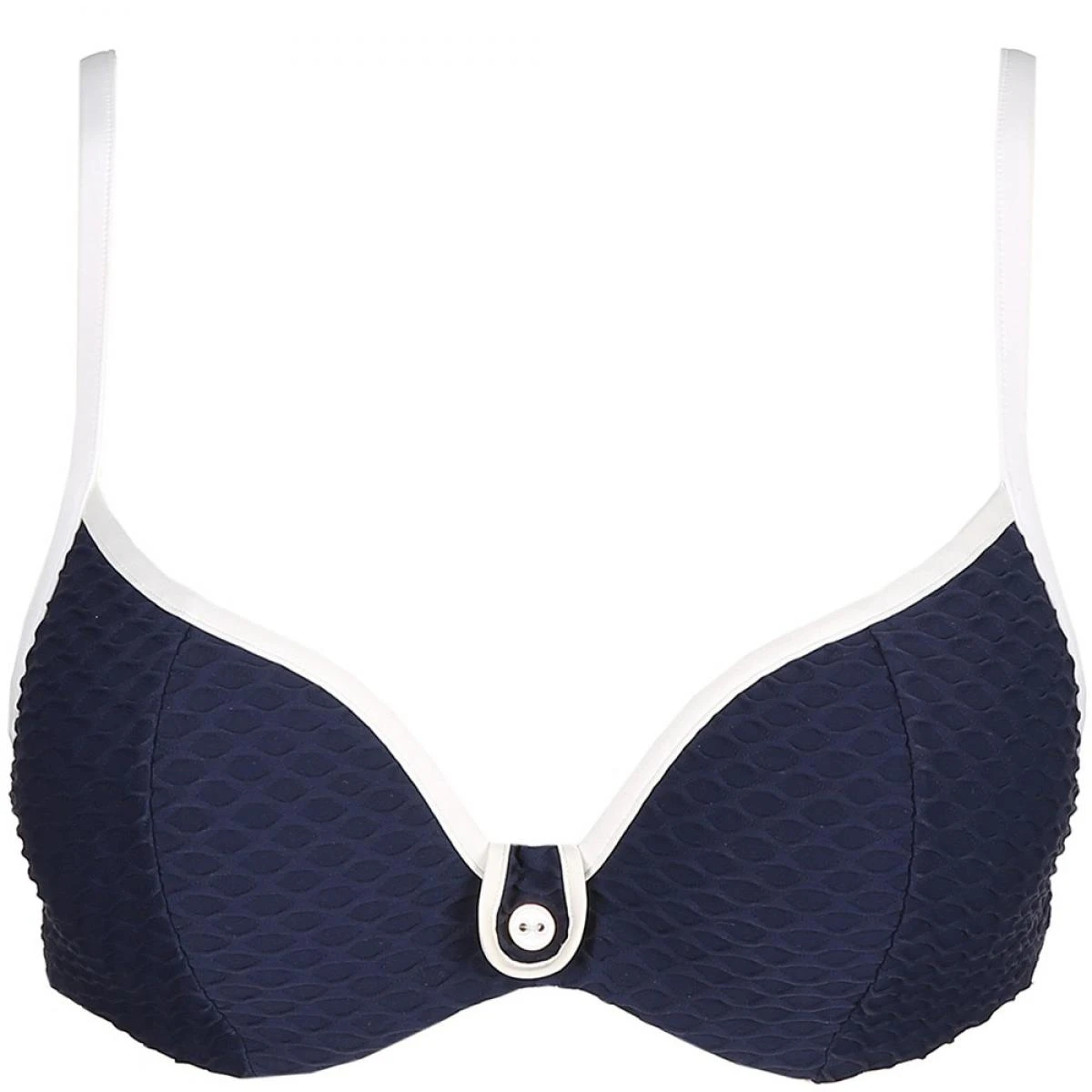 Haut De Maillot Forme Coeur Rembourré Marie-Jo BRIGITTE Blue Noir – Image 6