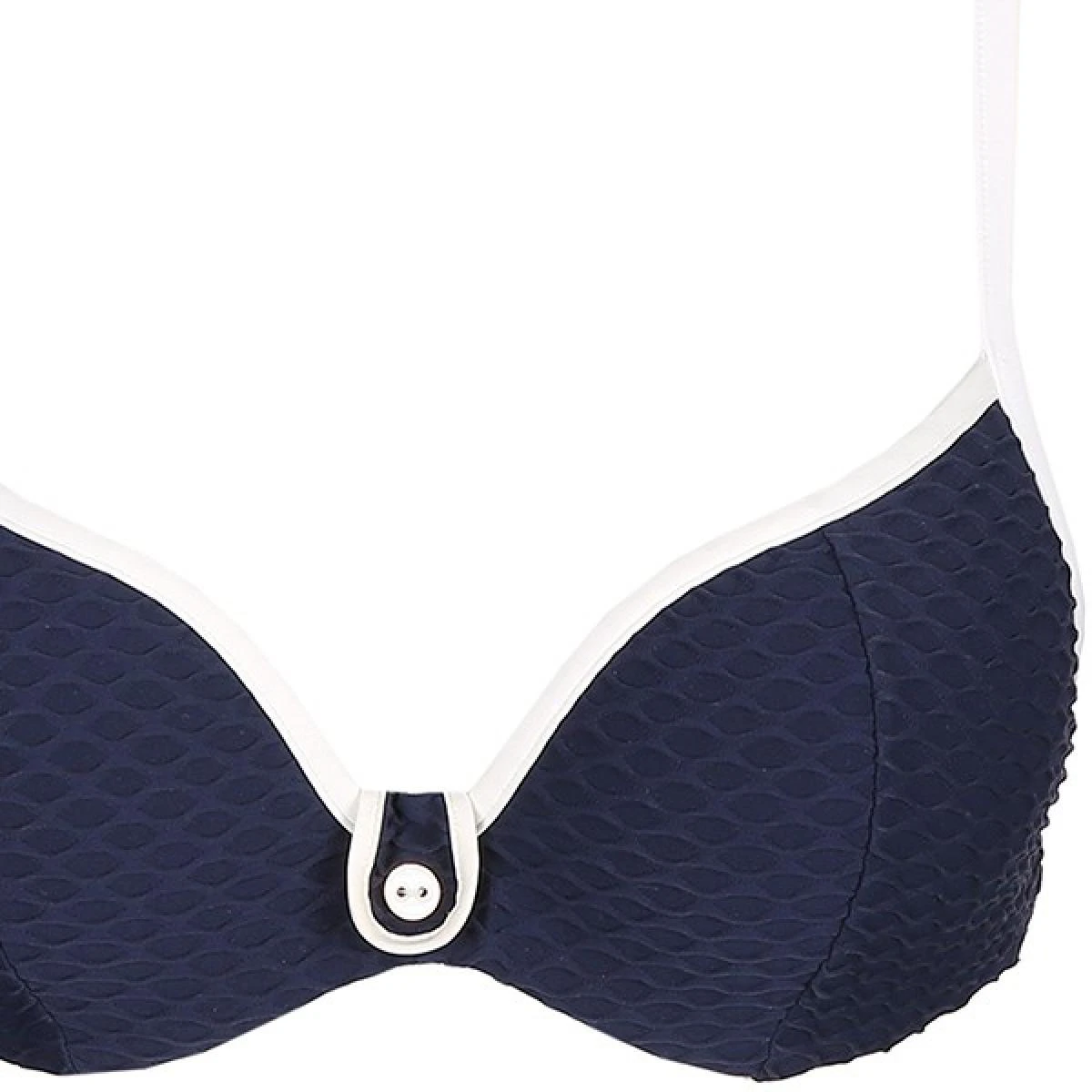 Haut De Maillot Forme Coeur Rembourré Marie-Jo BRIGITTE Blue Noir – Image 7