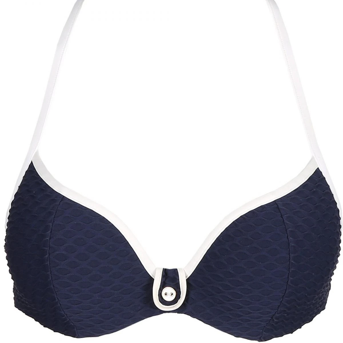 Haut De Maillot Forme Coeur Rembourré Marie-Jo BRIGITTE Blue Noir – Image 8