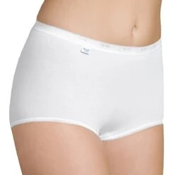Lot De 3 Culottes Classiques Sloggi Basic Blanches Basic