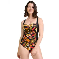 Maillot De Bain 1 Pièce Mousse Sans Armatures Multicolore Sans Complexe Bain LUXURIANTE Luxuriante