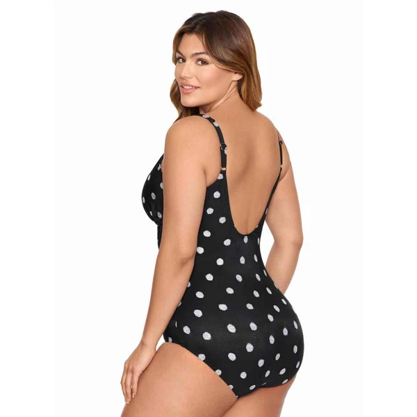 Miraclesuit Maillot De Bain 1 Pièce Plongeant Bonnet E-G DD CUP PRINTS – Image 6