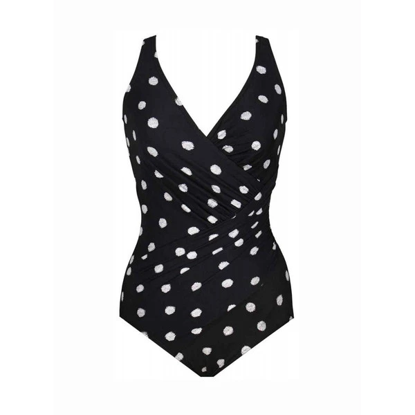 Miraclesuit Maillot De Bain 1 Pièce Plongeant Bonnet E-G DD CUP PRINTS – Image 2