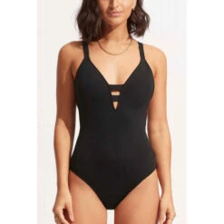 Maillot De Bain 1 Pièce Plongeant Seafolly Collective