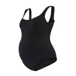 Maillot De Bain Maternité 1 Pièce - Noir Cache Cœur Maillot De Bain BAYSIDE BAYSIDE