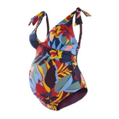 Maillot De Bain Maternité Réversible 1 Pièce Coques Fixes - Multicolore Cache Cœur Maillot De Bain MALIBU MALIBU
