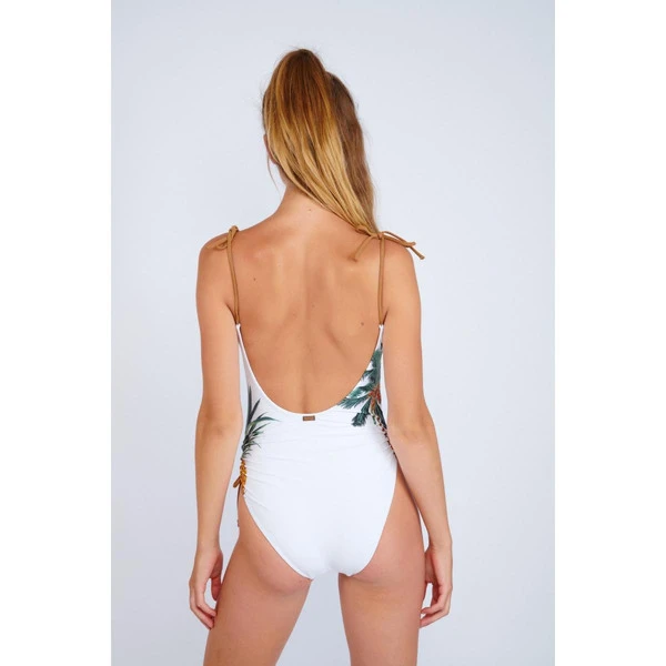 Maillot De Bain Une Pièce Banana Moon Palmspr Blanc Palmspr – Image 4
