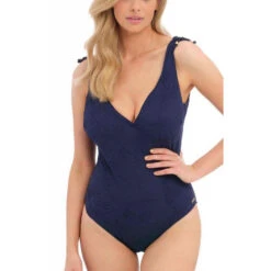 Maillot De Bain Une Pièce Plongeant Armatures - Bleu Fantasie Bain OTTAWA OTTAWA