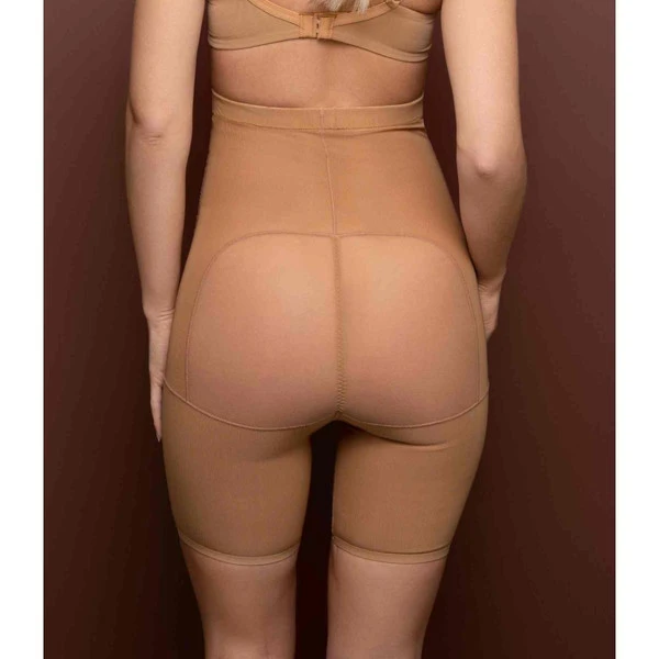 Panty Taille Haute Gainant Marron Bye Bra Powermesh Shapewear POWERMESH SHAPEWEAR – Image 3