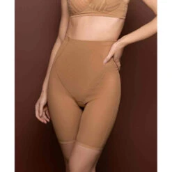 Panty Taille Haute Gainant Marron Bye Bra Powermesh Shapewear POWERMESH SHAPEWEAR