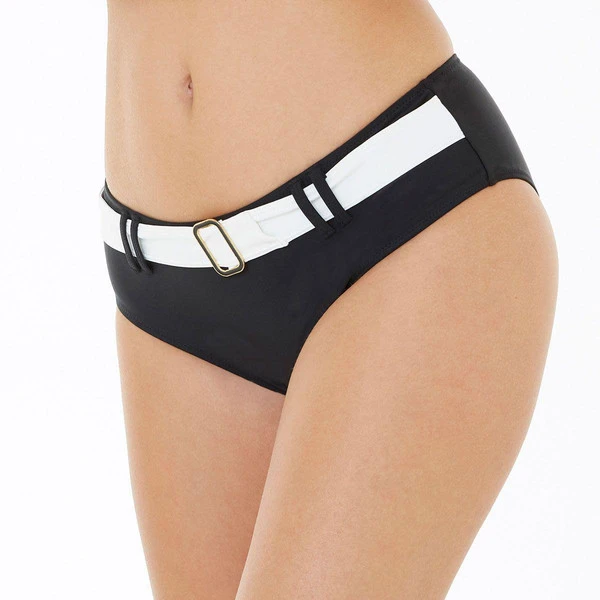 Shorty Noir/ivoire Plage BRIGITTE BARDOT-noir