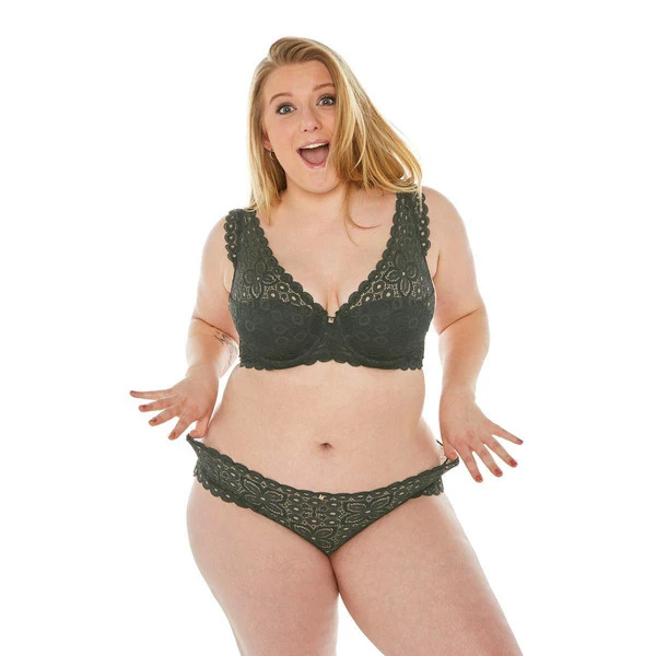 Soutien-gorge Ampliforme Coque Moulée Kaki Intrépide-vert – Image 3