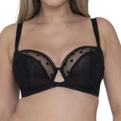 Soutien-gorge Balconnet Armatures Curvy Kate TOP SPOT Black Top Spot