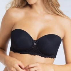 Soutien-gorge Bandeau Armatures Bestform PAMPELUNE Noir Pampelune