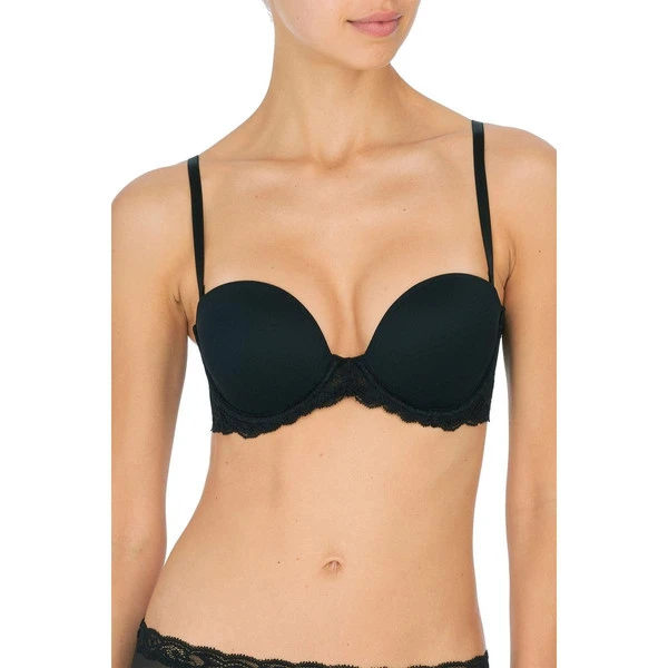 Soutien-gorge Bandeau Armatures - Noir Natori Feathers