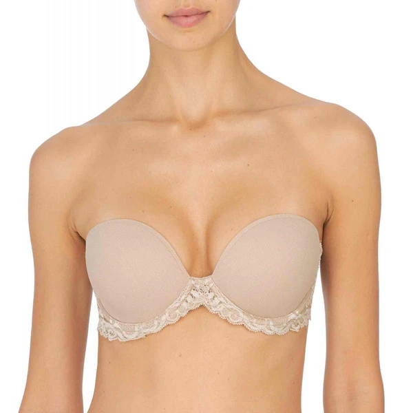 Soutien-gorge Bandeau Armatures - Rose Natori Feathers – Image 2