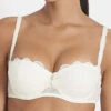 Soutien-gorge Bandeau Aubade AUBADE A L'AMOUR Nacre Aubade à L'Amour