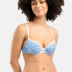 Soutien Gorge Classique Coques Armatures Billet Doux Inspirante Bleu Inspirante