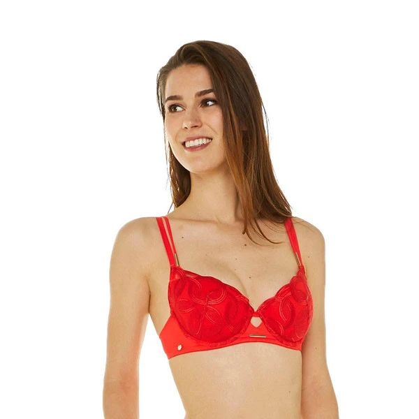 Soutien-gorge Coques Moulées Rouge Agathe AGATHE