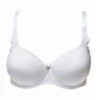 Soutien-gorge Coques Spacer Armatures Louisa Bracq Lys Royal Blanc Lys Royal