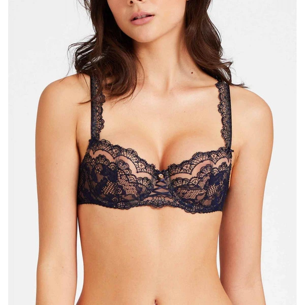 Soutien-gorge Corbeille Armatures Aubade SOLEIL NOCTURNE Bleu SOLEIL NOCTURNE