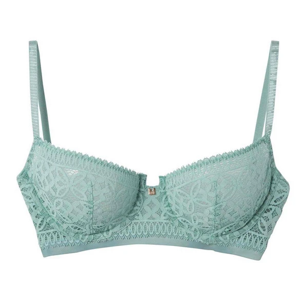Soutien-gorge Corbeille Armatures Camille Cerf X Pomm Poire Madeleine Vert Amande MADELEINE